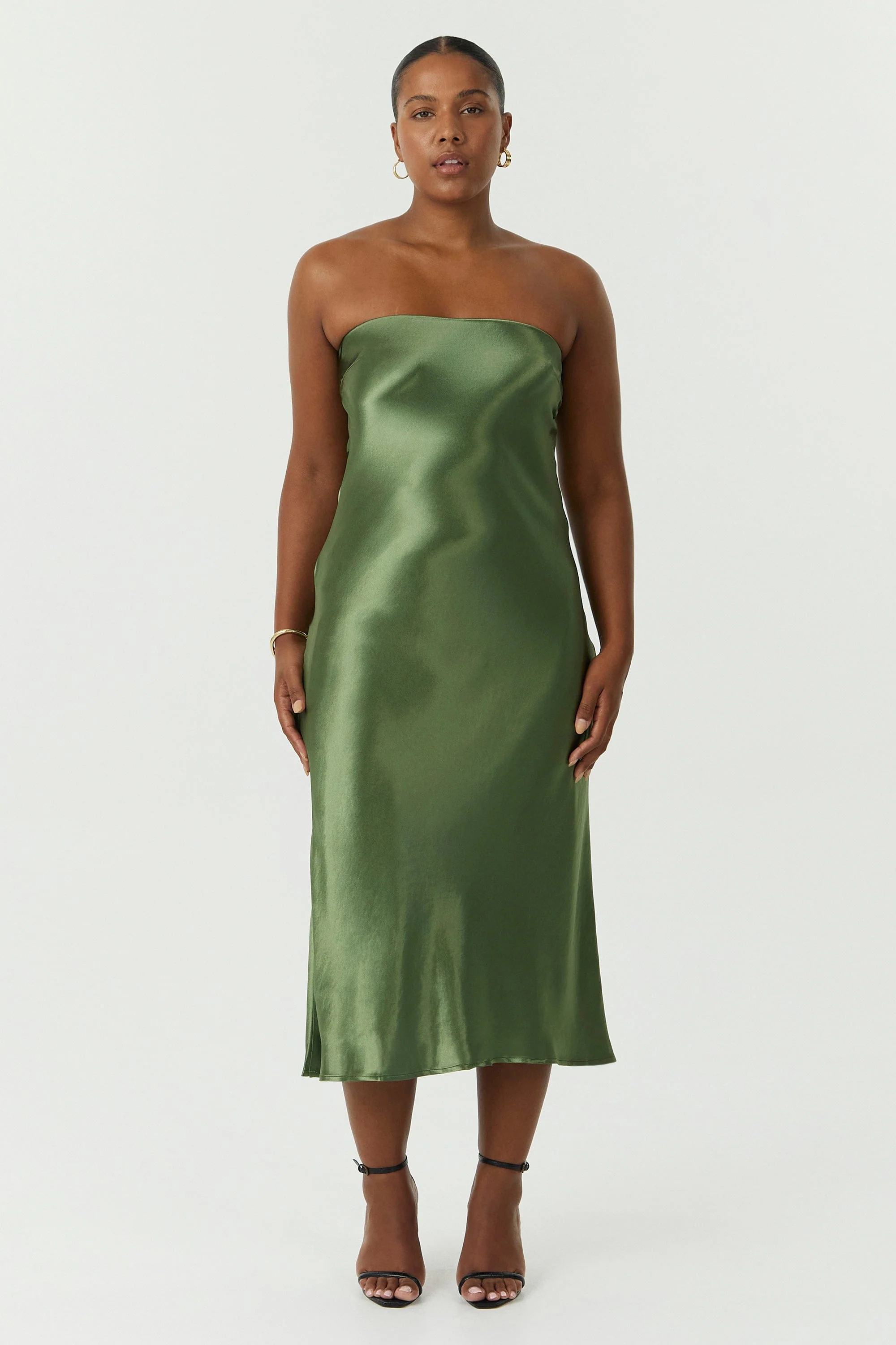 Robe élégante en satin - Vue 2