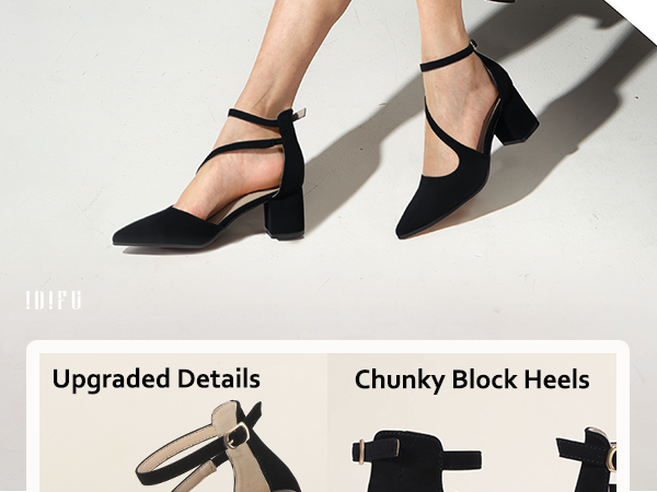 Chaussures à talons carrés - Vue 4