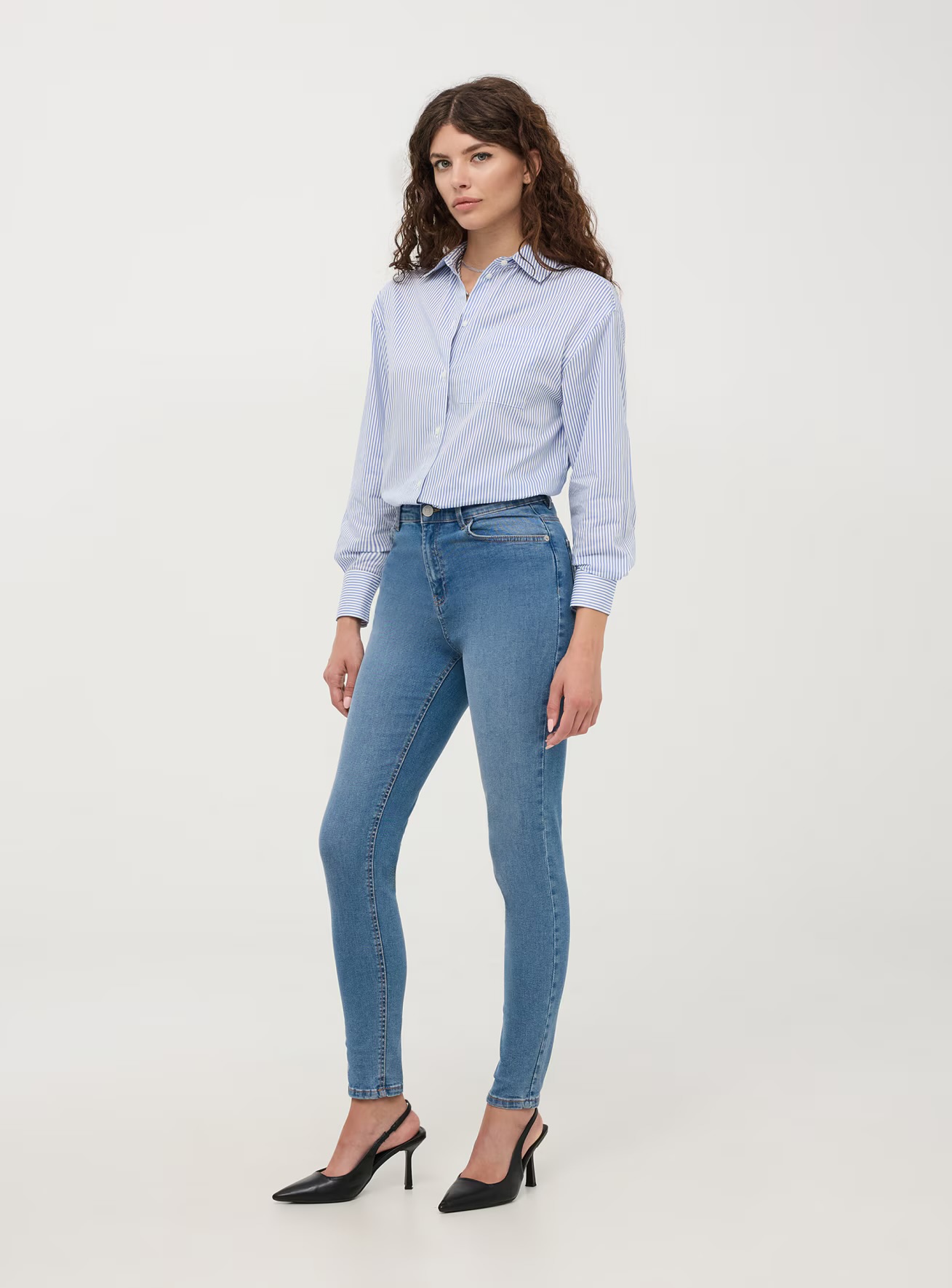 Jean taille haute skinny - Vue 2