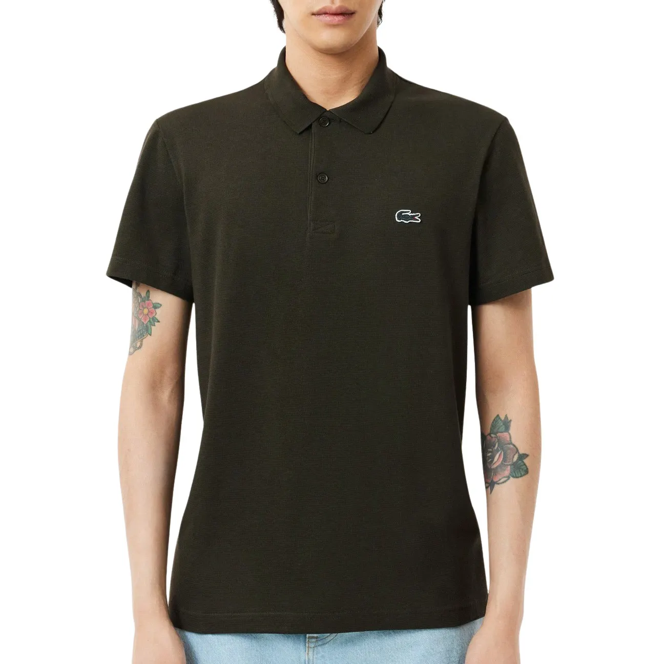 T-shirt Lacoste de Qualité Supérieure - Coupe Classique - Vue 2